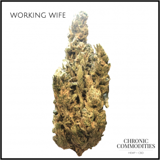 working wife hemp flower strain chronic commodities3